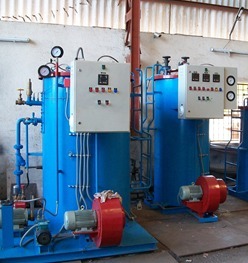 Non Ibr Steam Boiler - 800 Kg Capacity, Helical Membrane Coil, Automatic Operations, Thermal Fibre Insulation, Heat Resistant Paint, 15kg/cm2 Pressure