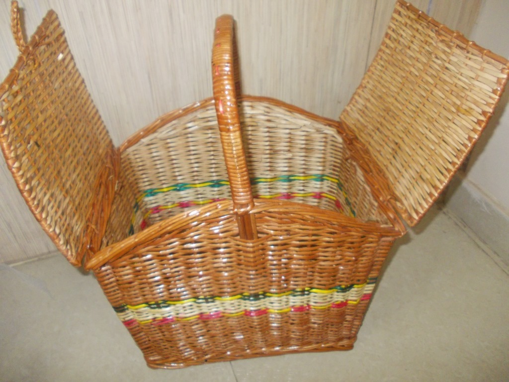 Laundry Cane Basket