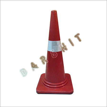 Road Safety Cone - Durable PVC Material, 36 Inches Tall, High Visibility Orange, Reflective Strips for Enhanced Safety