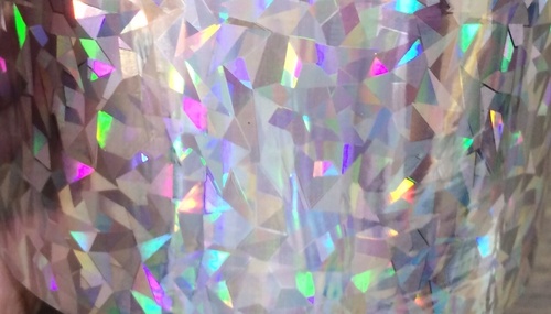 होलोग्राफिक फिल्म क्रैक आइस