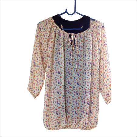 Designer Poly Georgette Top