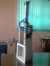Pneumatic Slide Gate - Steel, Semi-Automatic | Easy to Install, Application-Specific Design, Perfect Finish