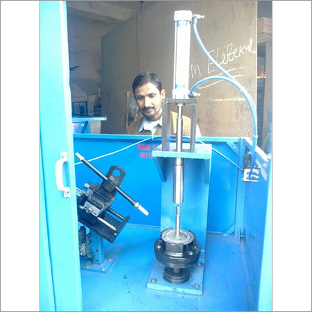 Rotary SPM - Mild Steel, 220 V, 0-100 Ampere Output Current | Automatic Pneumatic Clamping, New Condition, Blue Color, 70-150 Kg Weight