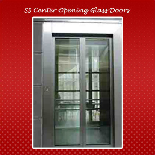 Ss Center Opening Glass Doors