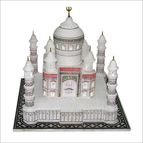 Taj Mahal - Marble, 5-7 Inch Square Design | Elegant Decorative Accent