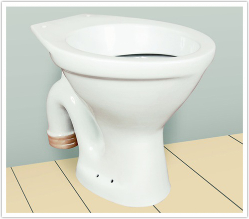 European S Trap Water Closet - Ceramic, 21x17x5.5 Inches, White/Ivory/Blue/Pink/Green | Dual Flush, Smooth Glazing, Water Saving, Quality Tested
