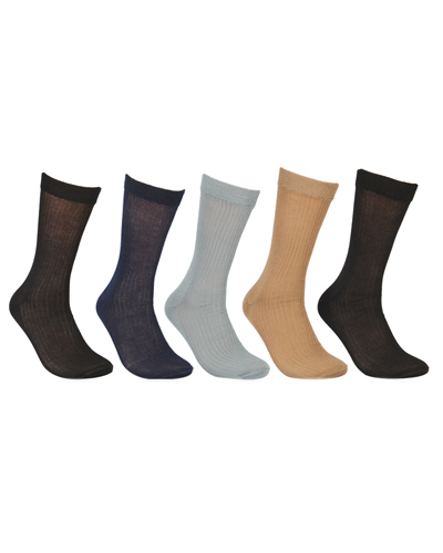 Calf Length Rib Socks