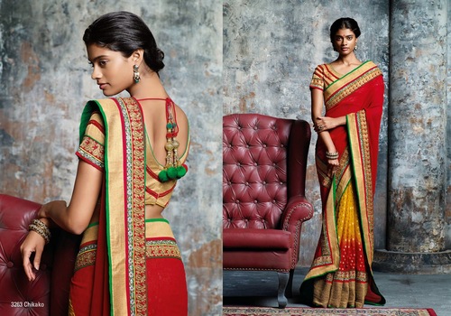 डिजाइनर दुल्हन साड़ियों