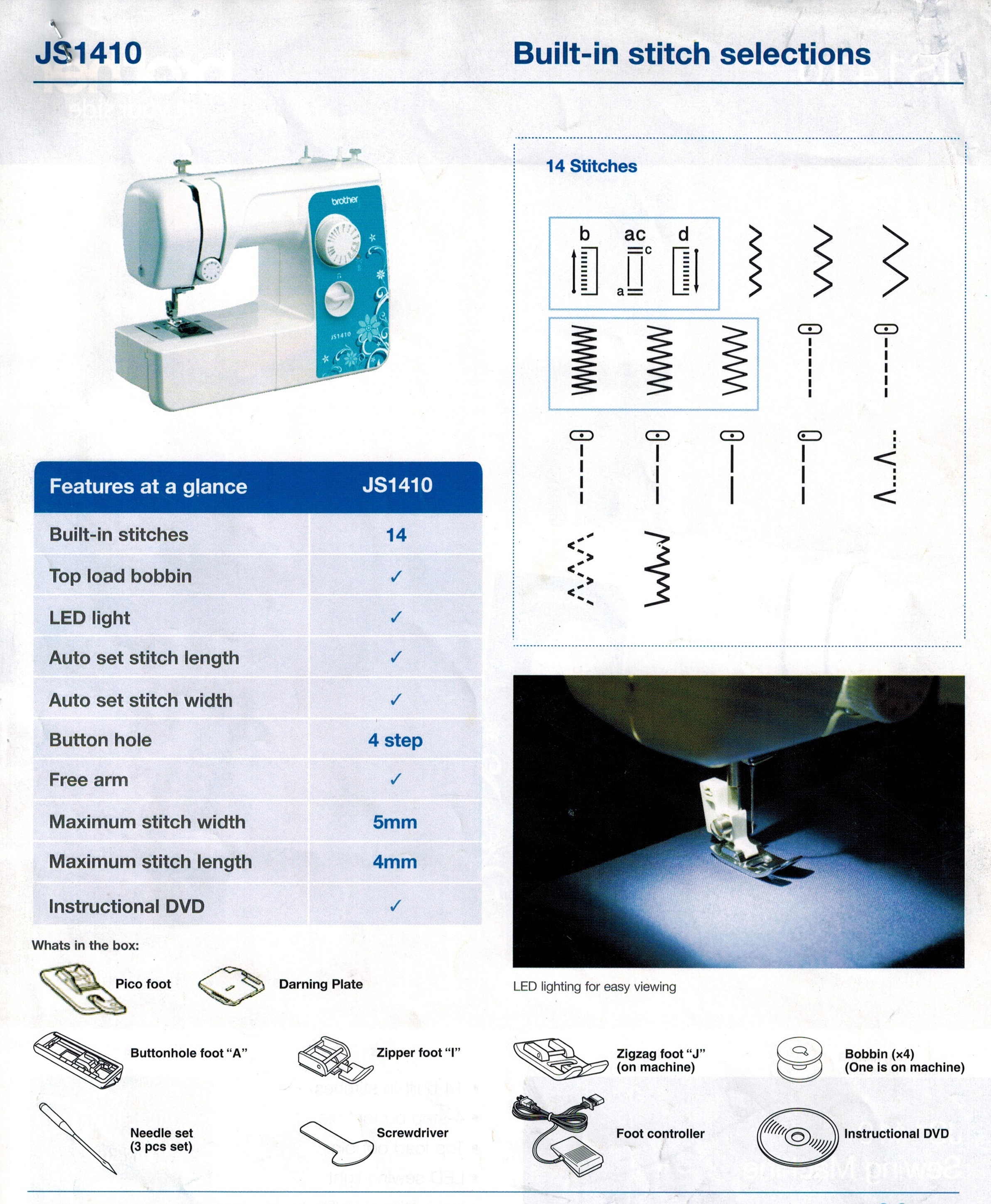 Brother Home Sewing Machine