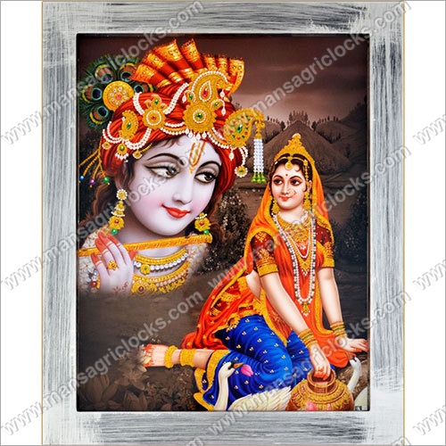 राधे कृष्ण 3डी फोटो फ्रेम