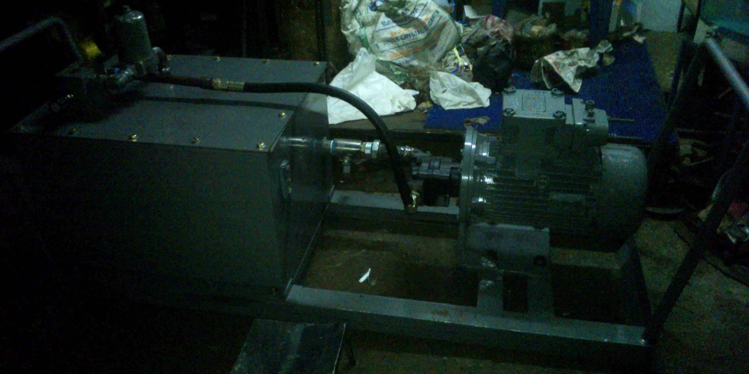 Hydraulic Power Pack - Steel, Different Sizes Available, Blue | High Tensile Strength, Longer Working Life, Low Power Consumption