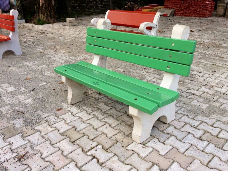 Rcc Precast Back Rest Chair Bench