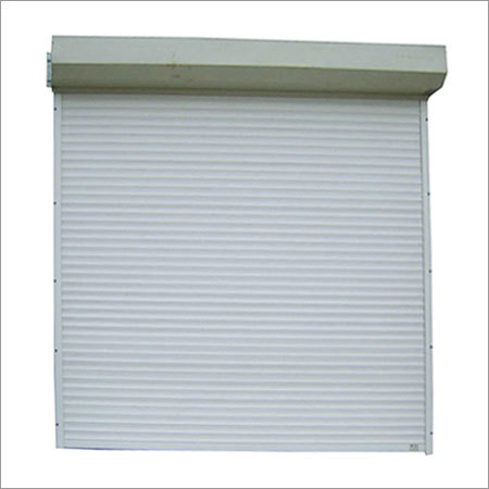 Rolling Shutter - Mild Steel, Manual Vertical Opening, Silver Finish | Heavy Duty, Easy to Install, Durable, Insulated for Interior Use