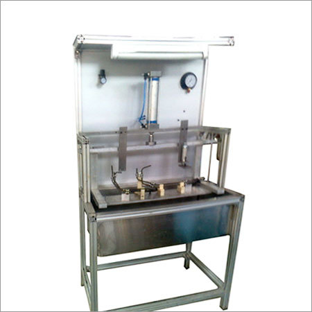 Leak Testing Machine - Stainless Steel, Electric Powered , Pneumatic Loading System & Timer Control, Low Maintenance, Easy Operation
