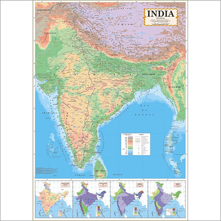 भारत का भौगोलिक मानचित्र