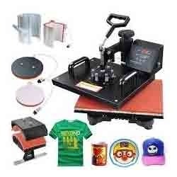 Semi-automatic 5 In 1 Heat Transfer Printing Machine