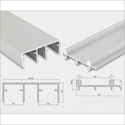 डबल स्लाइडिंग एल्यूमीनियम चैनल