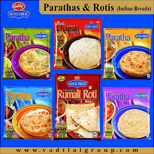 पराठे और रोटियाँ (भारतीय ब्रेड)