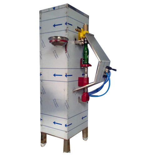 हवा संचालित कांच की बोतल भरने की मशीन