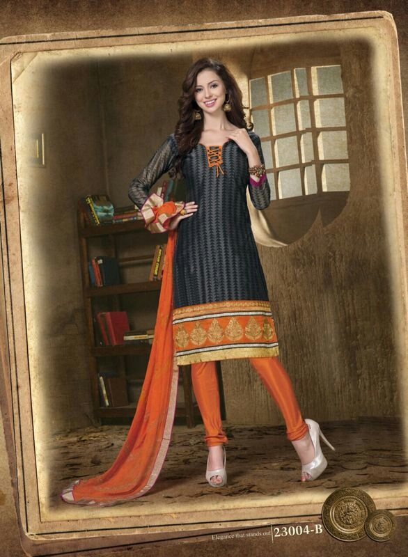 Heavy Work Suit - Georgette, Black, Multiple Sizes | Handcrafted Embroidery, Elegant Design, Comfortable Fit, Long Sleeve Anarkali