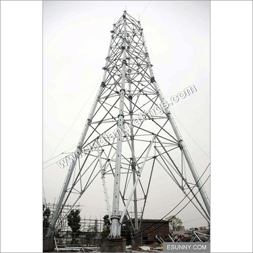 Galvanised Transmission Tower Structure - Aluminium, 10-20 Millimeter Thickness | 110-440 Volt Voltage, Customised Designs for Maximum Strength and Precision
