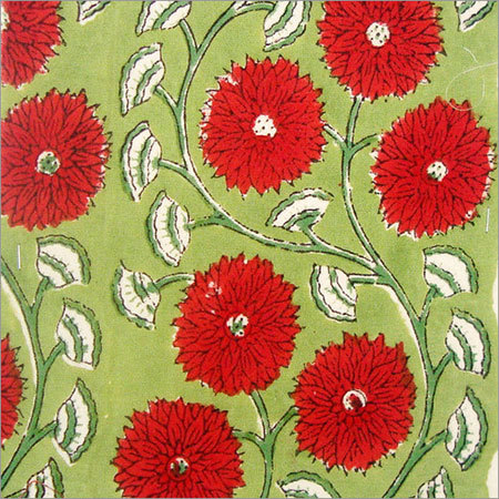 Block Printing Designs Application: For Bed Sheet And Curtains