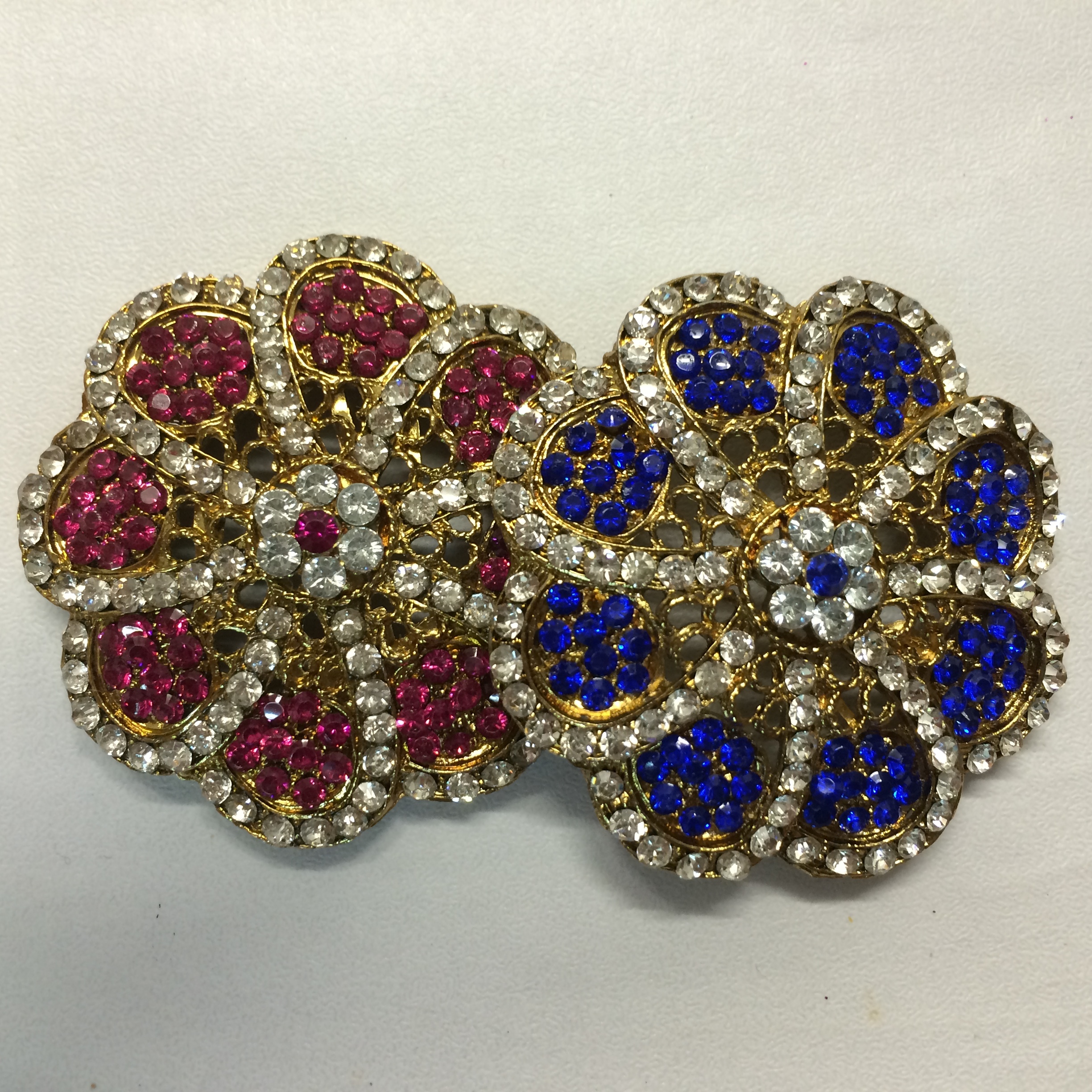 Flower Shape Diamond Brooch
