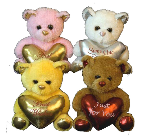 सिंथेटिक फाइबर चमकदार भालू