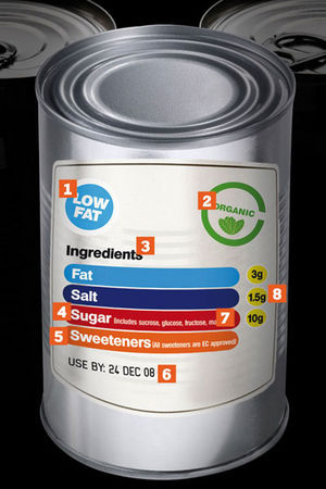 खाद्य के लिए आत्म-चिपकने वाले लेबल