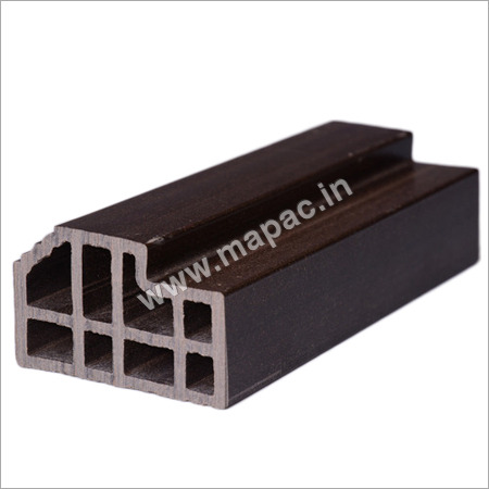 Brown WPC Window Frame - WPC Material, Height Up to 3 Feet, Thickness 50 mm, Polished Finish | Termite Resistant, Attractive Design, Suitable for Various Applications