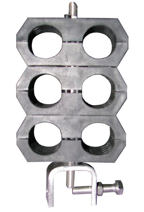 PVC Feeder Clamp 7/8"- 6 Way