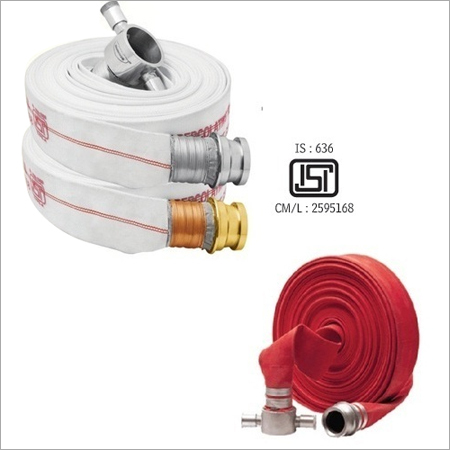 Fire Hose Pipe - 100% Polyester Jacket, EPDM Rubber Lining , Corrosion Resistance, Heat Resilience, UL Listed Quality