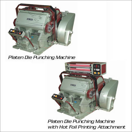 Platen Die Punching Machine with Hot Foil Printing