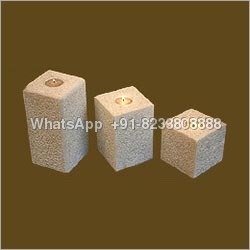 चौकोर संगमरमर का मोमबत्ती धारक