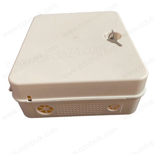 PVC Rack Outdoor - 37 x 35 x 14 cm , Weather Proof, Long Lasting Metal with 6 Way Powder Coating for DVR & POE Switch