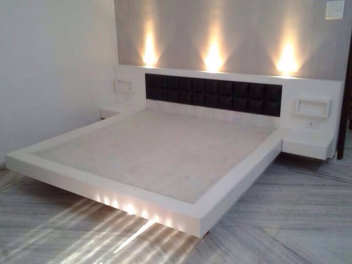 Modern White Bed