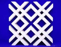 सफेद GRC और GFRC जाली