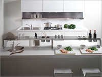 लाहयुक्त मॉड्यूलर रसोई