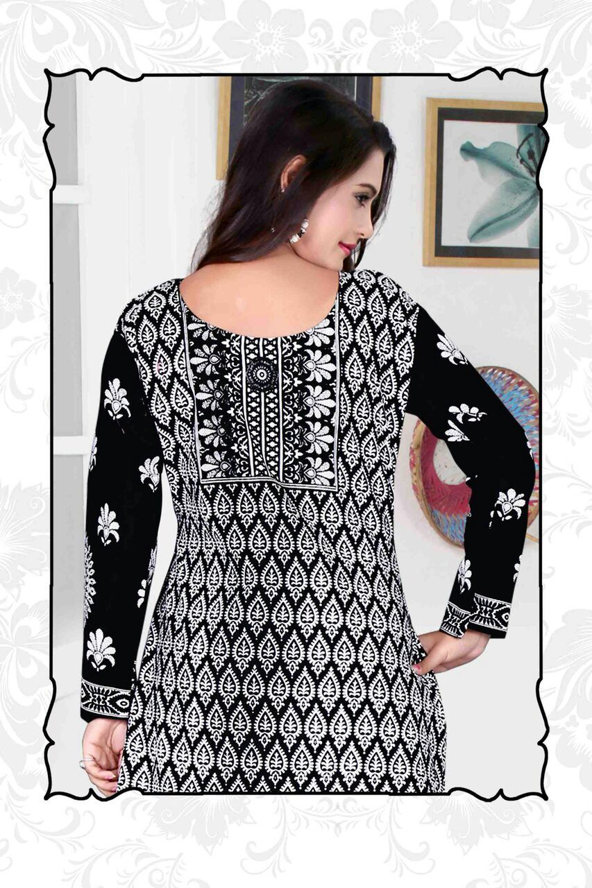 Dark Cotton Print