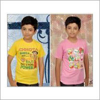 गोल नेक बच्चों की टी शर्ट