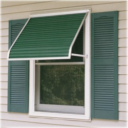 Window Awnings - Aluminum Construction, Customizable Dimensions, Green Color | Lightweight Design, Easy Installation, One-Year Warranty, Perfect Finish 