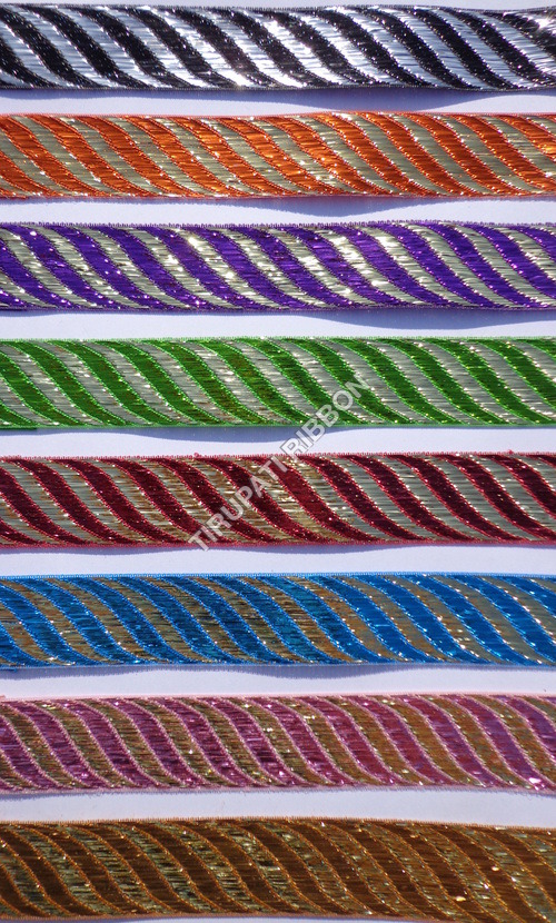 1" धात्विक जक्वार्ड लेस5