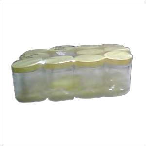 Clear Plastic Pet Jars - Polyvinyl Chloride, 250-500 Gram Size | High Density, Excellent Strength, Food Grade Quality