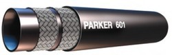 Hydraulic Hose - Stainless Steel, 1/2 Inch, 3m | Synthetic Rubber Tube, Fiber Braid Reinforcement, Temp Range -40°F to 257°F