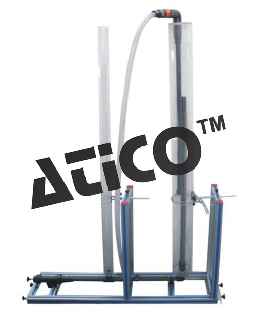 Water Hammer - Stainless Steel and PVC Build, Methacrylate Deposits, Fast Plug Connections, Two Adjustable Valves and Chimneys