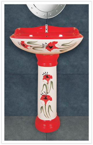 Pedestal Wash Basin Set