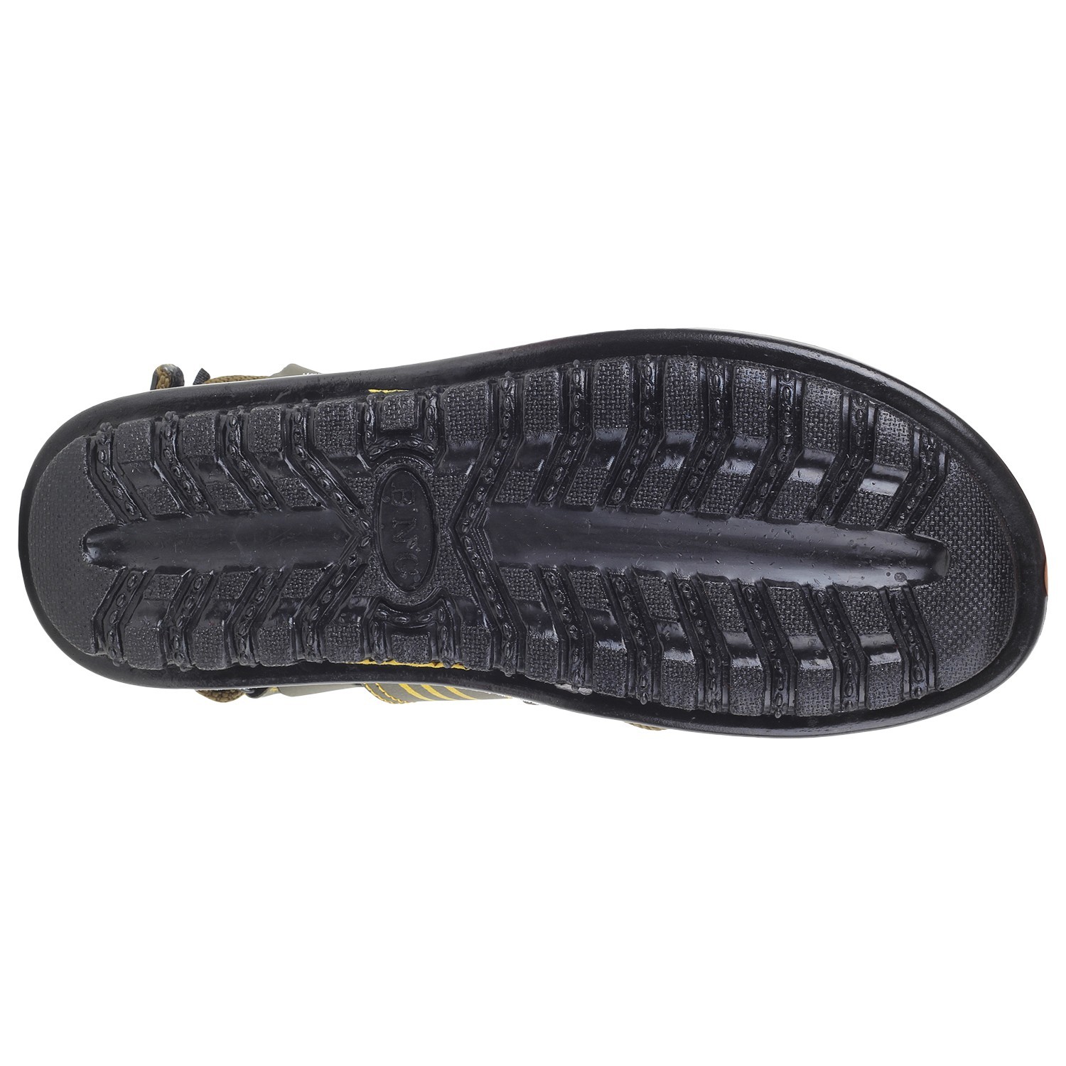 Pu Men's Sandals - Pu Material, Yellow, Triple Straps, Adjustable Buckle | Comfortable, Durable, Lightweight, Breathable