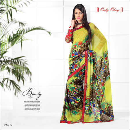 Designer Printed Sarees