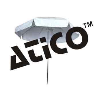 Survey Umbrella - Vinyl, 1575mm Diameter, White Color | Pole 31.75mm x 2108mm, Ideal for Outdoor Tasks and Surveys