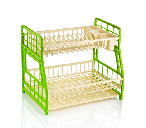 Plastic Double Dish Drainer